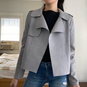 Faux Suede Jacket